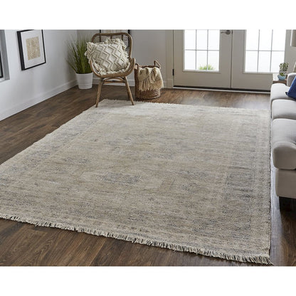 Caldwell Vintage Space Dyed Wool Rug, Latte Tan/Beige, 2ft x 3ft Accent Rug, 8798798FSND000P00