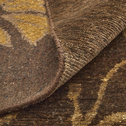 Cordonnet Transitional Floral & Botanical, Green/Gold, 7'-9" x 9'-9" Area Rug