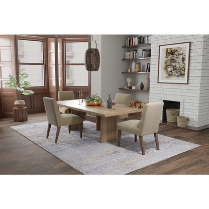 Pryor Modern Watercolor, Blue/Tan/Brown, 10' x 13' Area Rug