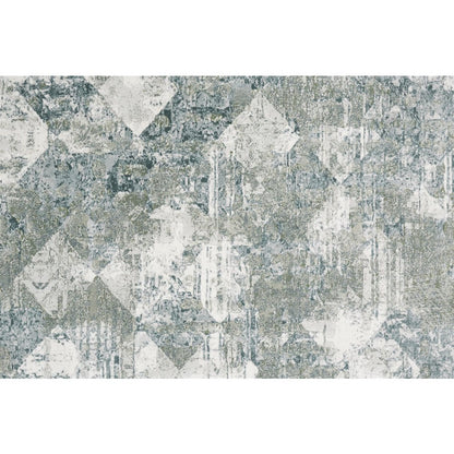 Atwell Transitional Abstract, Green/Ivory, 2'-8" x 8' Runner