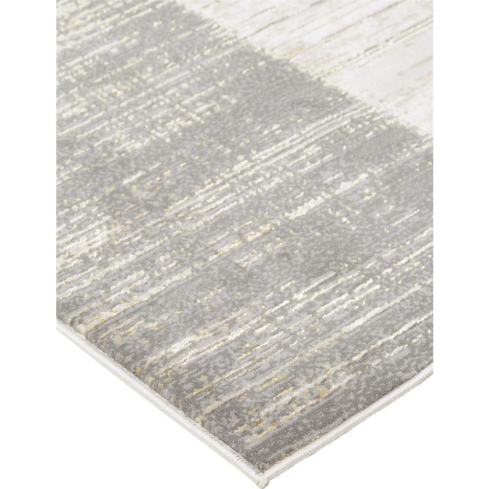 Aura Luxe Modern Rug, Gray/Beige/Gold, 10ft x 13ft - 2in Area Rug, AUR3736FGLDBGEH13
