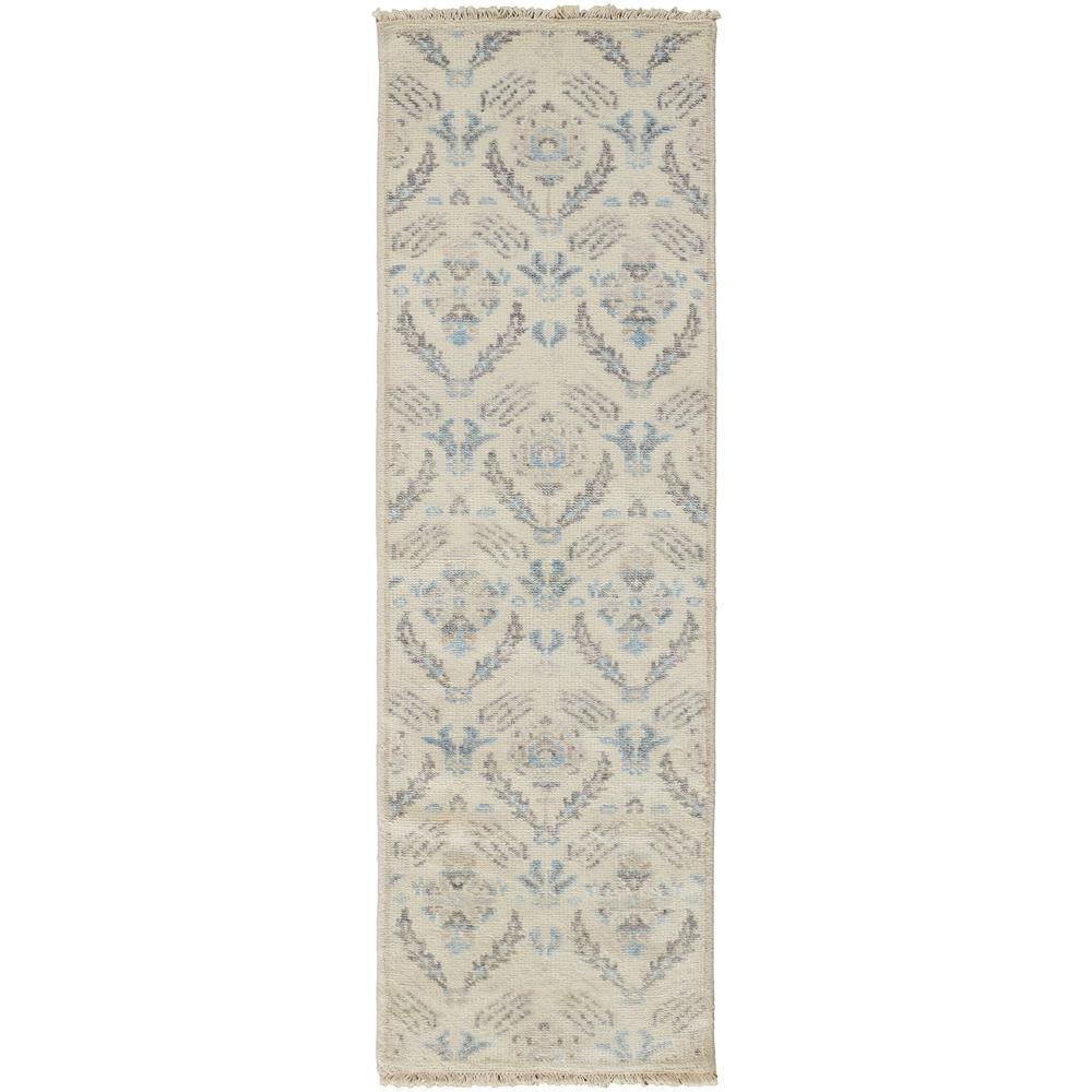 Beall Luxury Wool Rug, Arts and Crafts, Beige, 2ft - 6in x 8ft, Runner, BEA6711FBGE000I68