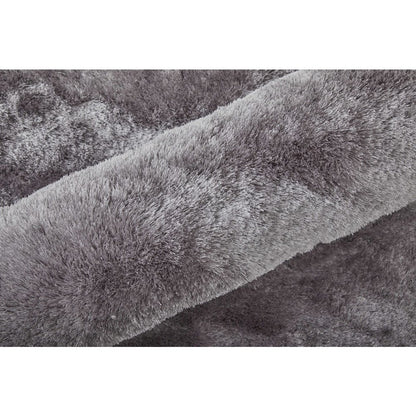Indochine Plush Shag Rug Metallic Sheen, Amethyst Quartz, 3ft-6in x 5ft-6in, 4944550FSMYAMSC50