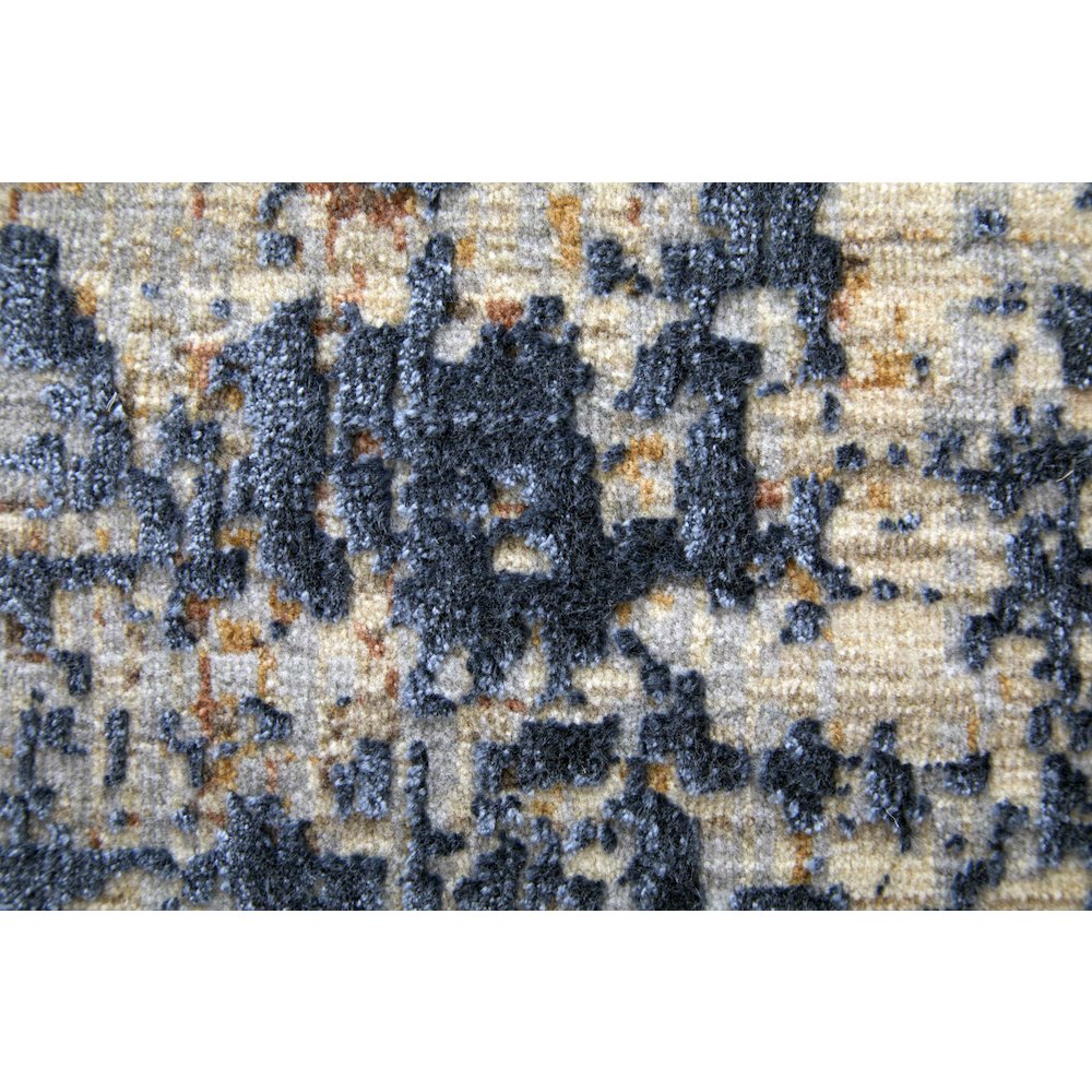 Pryor Modern Watercolor, Blue/Tan/Brown, 10' x 13' Area Rug