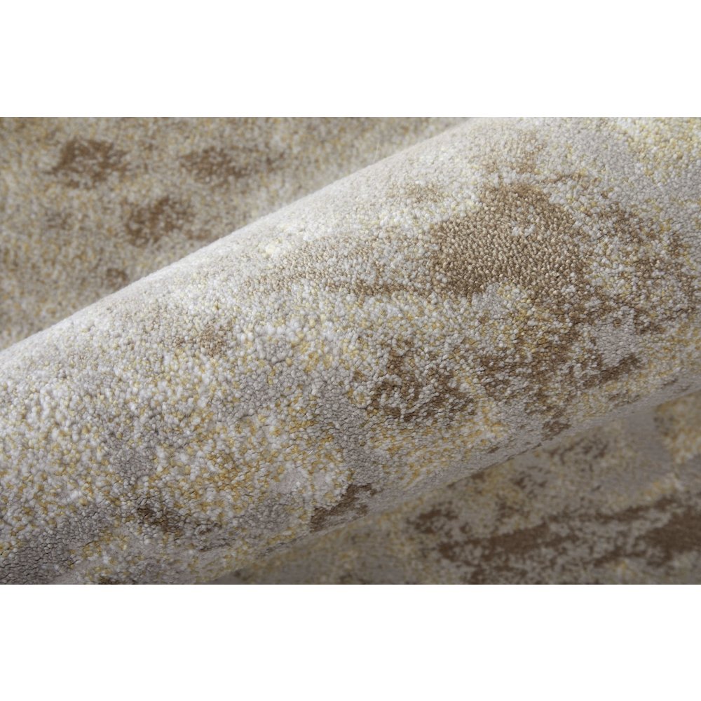 Waldor Modern Watercolor, Brown/Tan/Ivory, 10' x 13'-2" Area Rug