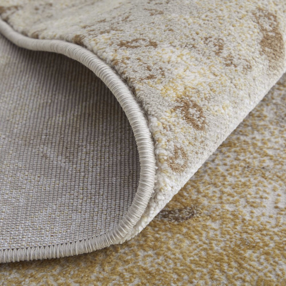 Waldor Modern Watercolor, Brown/Tan/Ivory, 10' x 13'-2" Area Rug