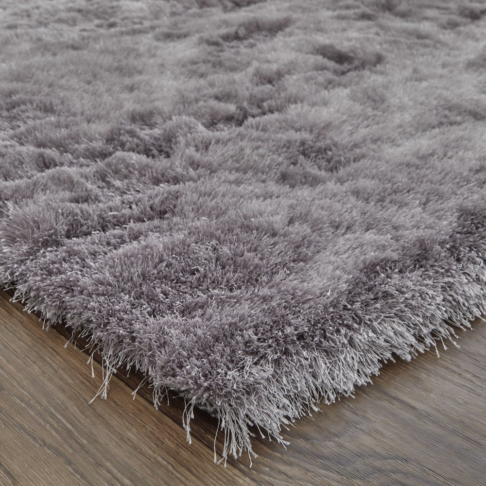 Indochine Plush Shag Rug Metallic Sheen, Amethyst Quartz, 3ft-6in x 5ft-6in, 4944550FSMYAMSC50