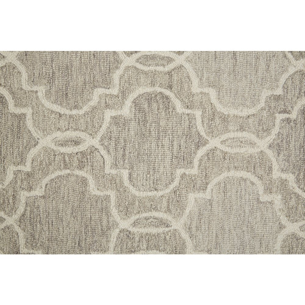 Belfort Transitional Trellis & Lattice, Gray/Ivory, 10' x 14' Area Rug