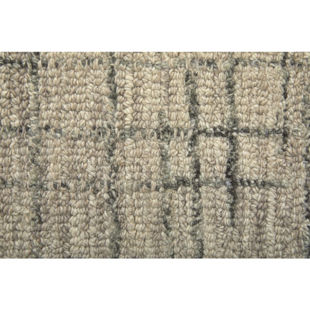 Belfort Modern Crosshatch Rug, Ivory Sand/Charcoal Gray, 2ft x 3ft Accent Rug, 8698667FIVY000P00