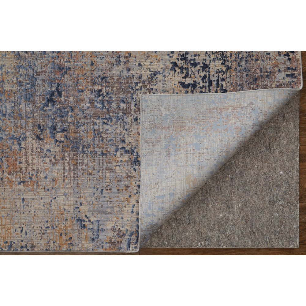 Pryor Modern Watercolor, Blue/Tan/Brown, 10' x 13' Area Rug