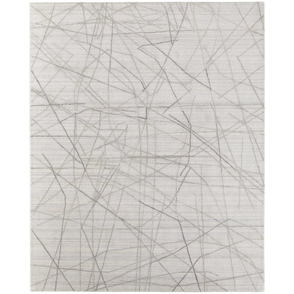 Whitton Modern Abstract, Ivory/Gray, 2' x 3' Accent Rug