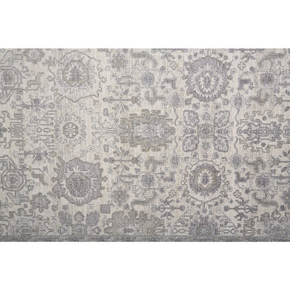 Marquette Rustic Persian Farmhouse Area Rug, Beige/Warm Gray, 9ft-6in x 12ft-7in, MRQ3776FBGEGRYH07