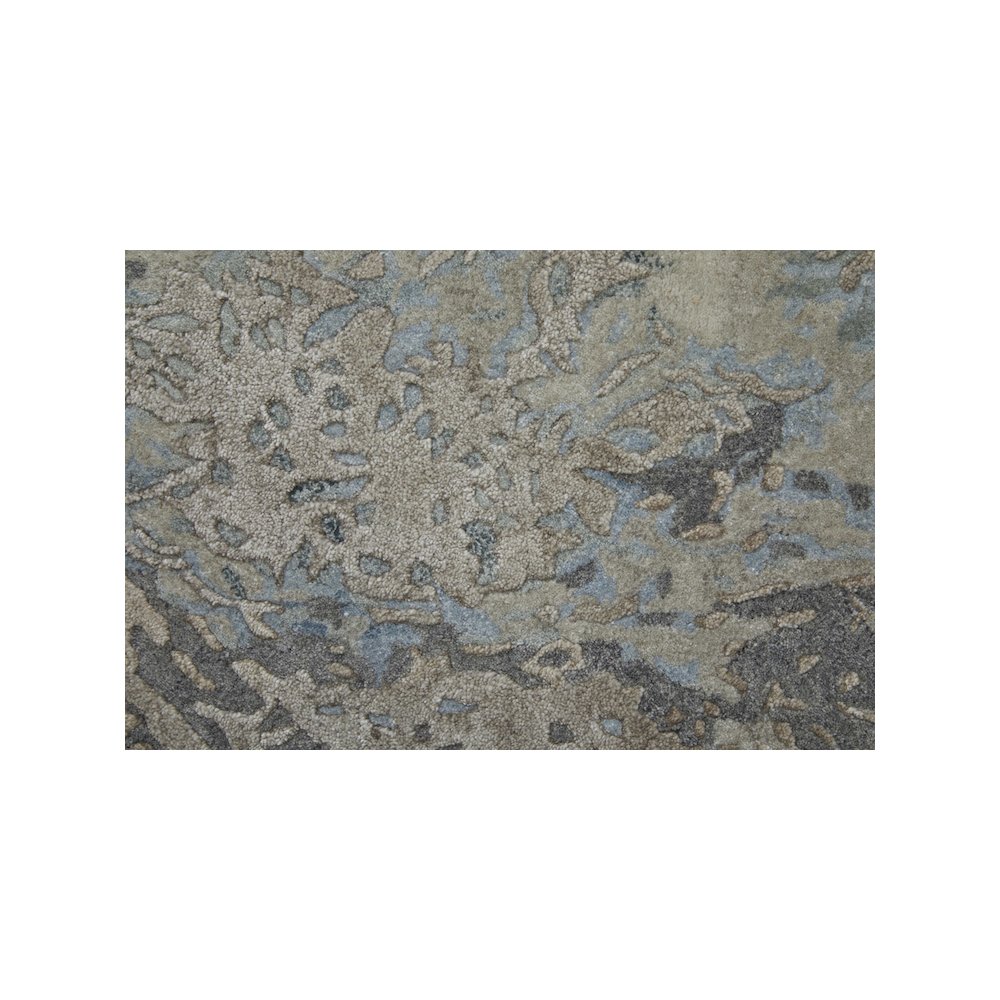 Zarah Modern Watercolor, Gray/Tan/Blue, 8' x 10' Area Rug