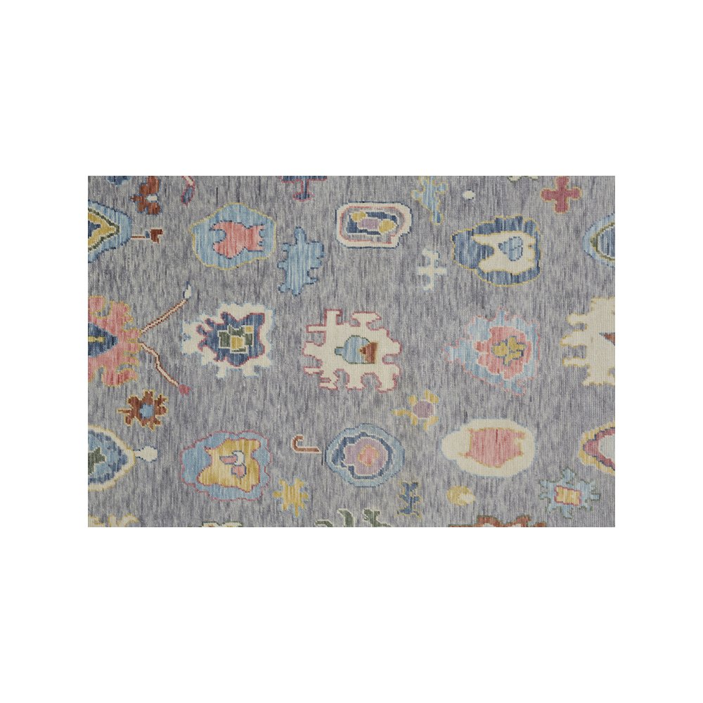 Karina Traditional Persian, Blue/Gray/Red, 5'-6" x 8'-6" Area Rug