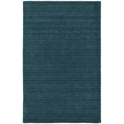 Luna Hand Woven Marled Wool Rug, Teal Blue/Green, 3ft-6in x 5ft-6in Accent Rug, 5798049FTEL000C50