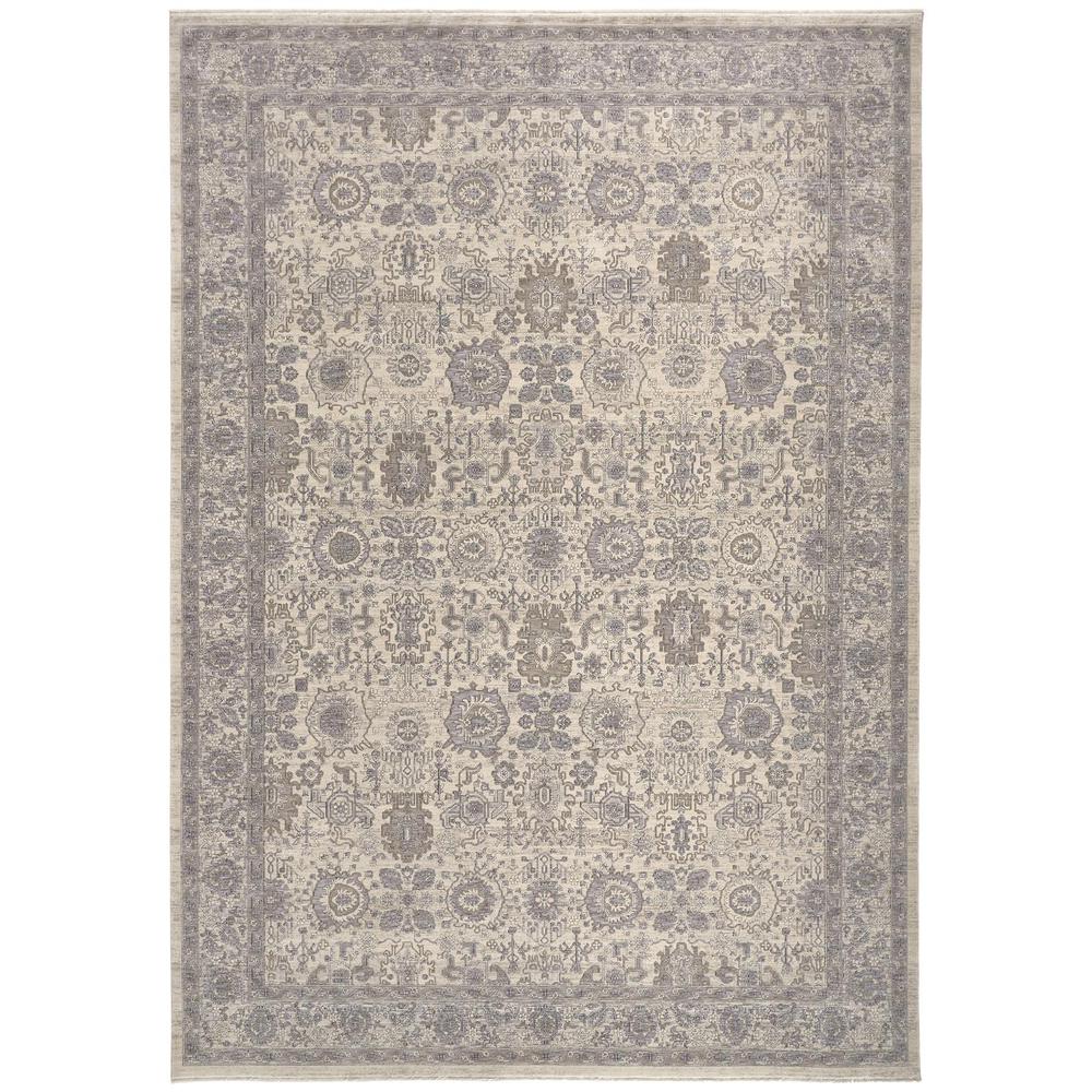 Marquette Rustic Persian Farmhouse Rug, Beige/Warm Gray, 12ft x 15ft Area Rug, MRQ3776FBGEGRYJ00