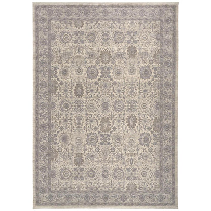Marquette Rustic Persian Farmhouse Rug, Beige/Warm Gray, 12ft x 15ft Area Rug, MRQ3776FBGEGRYJ00