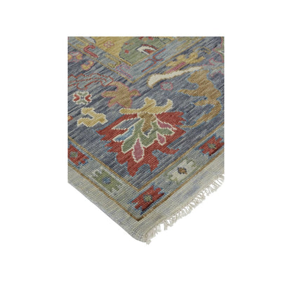 Karina Traditional Persian, Blue/Gray/Gold, 5'-6" x 8'-6" Area Rug