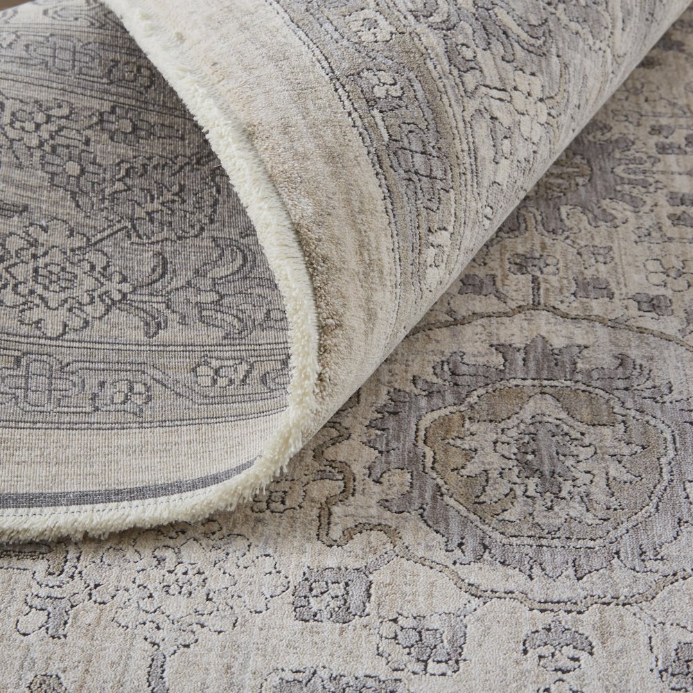 Marquette Rustic Persian Farmhouse Area Rug, Beige/Warm Gray, 9ft-6in x 12ft-7in, MRQ3776FBGEGRYH07