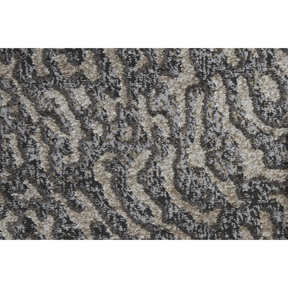 Vancouver Modern Abstract, Gray/Taupe/Ivory, 1'-8" x 2'-10" Accent Rug