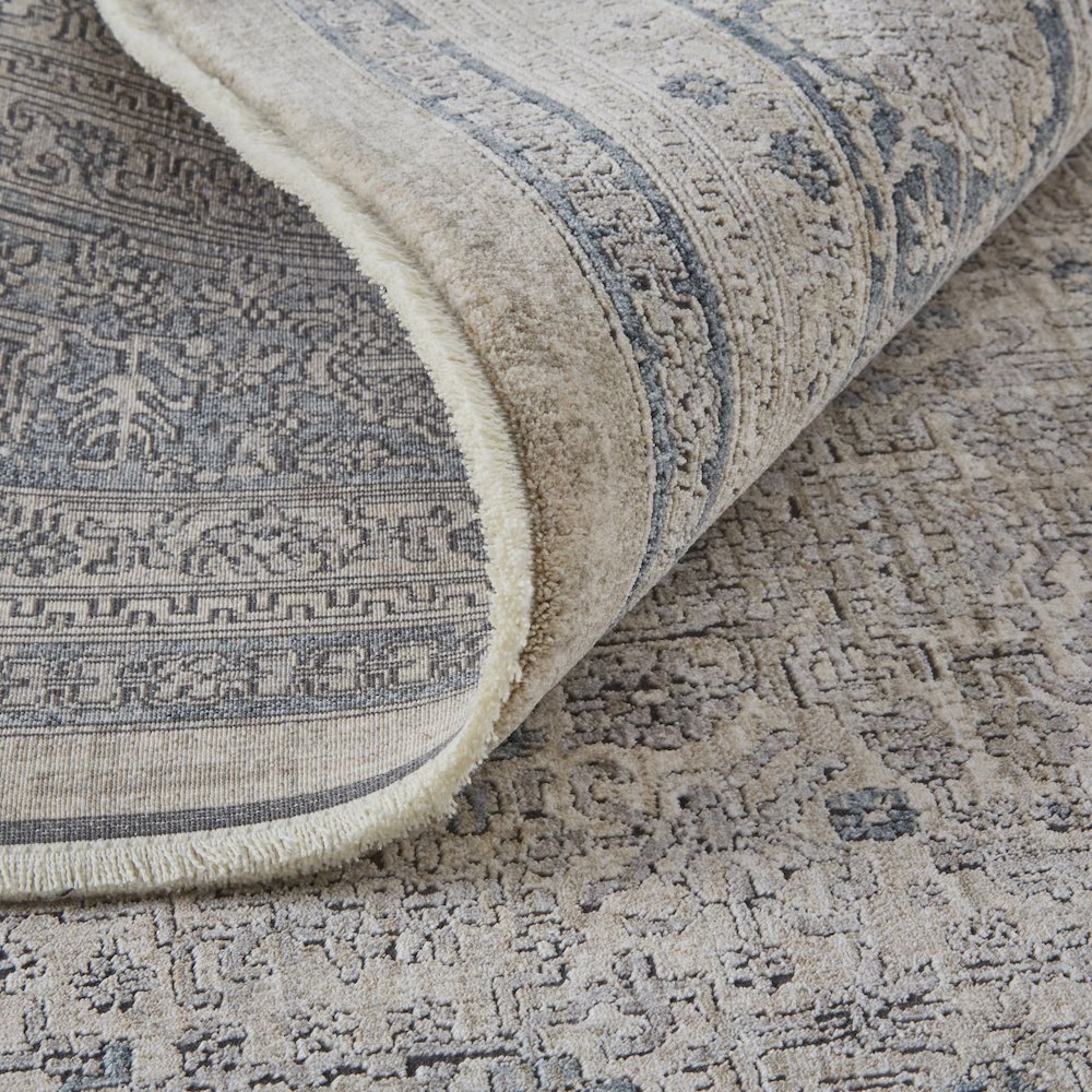 Marquette Rustic Persian Farmhouse Rug, Warm Gray/Blue, 12ft x 15ft Area Rug, MRQ3775FGRY000J00