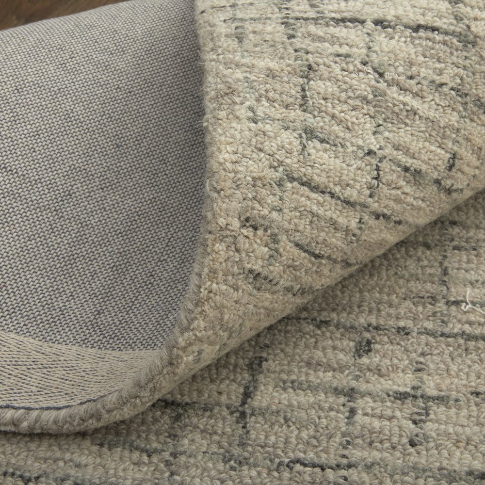 Belfort Modern Crosshatch Rug, Ivory Sand/Charcoal Gray, 2ft x 3ft Accent Rug, 8698667FIVY000P00