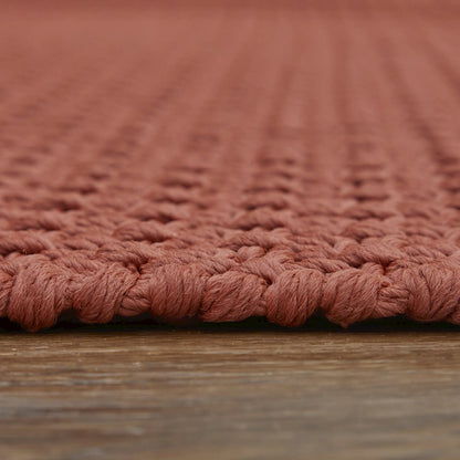 Tito Modern Solid, Red, 9' x 12' Area Rug
