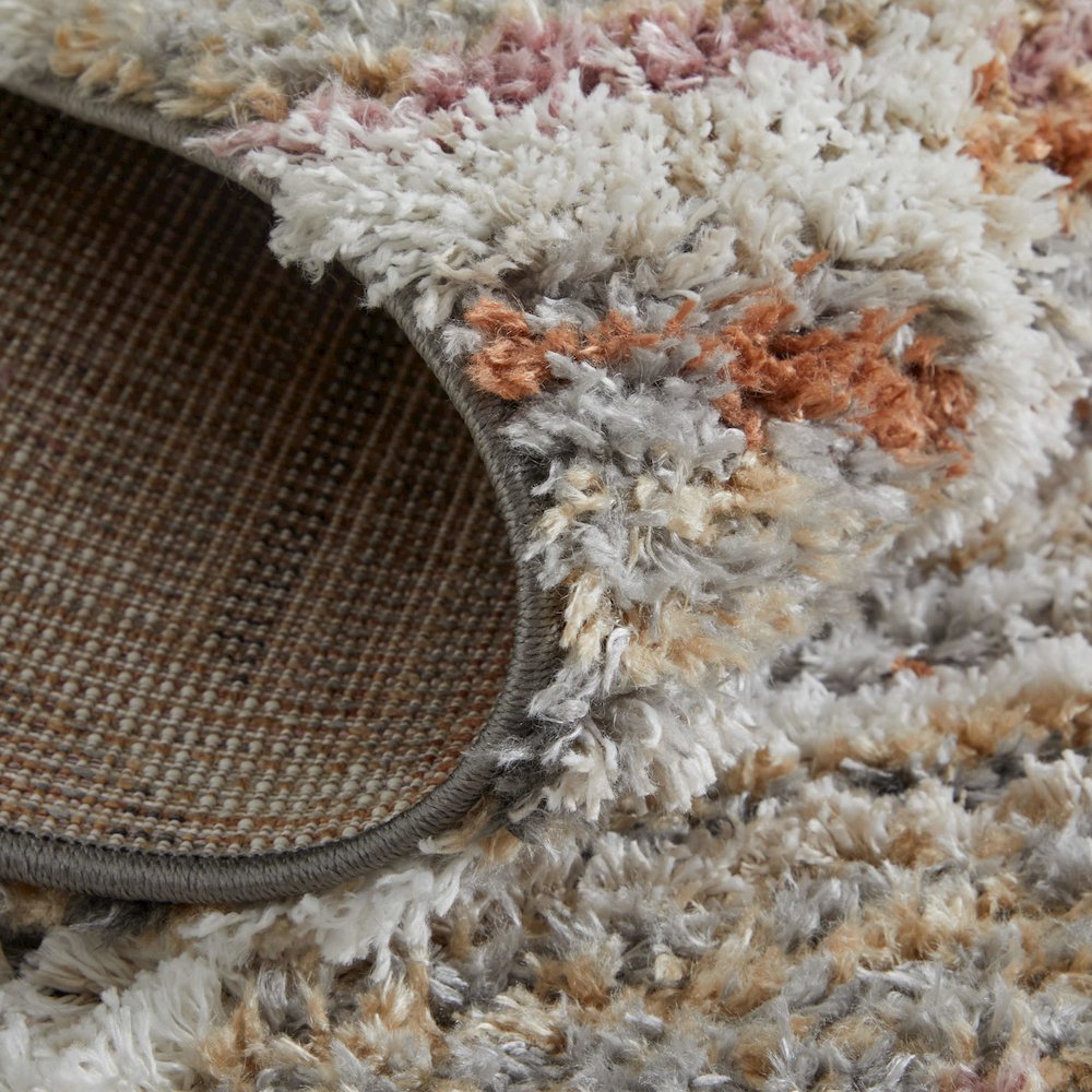 Mynka Transitional Diamond, Tan/Taupe/Ivory, 10' x 14' Area Rug
