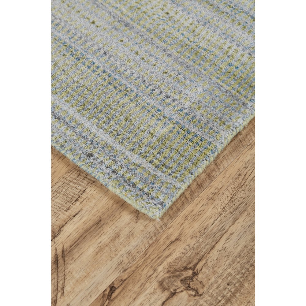 Milan Modern Gradient & Ombre, Green/Blue/Tan, 5' x 8' Area Rug