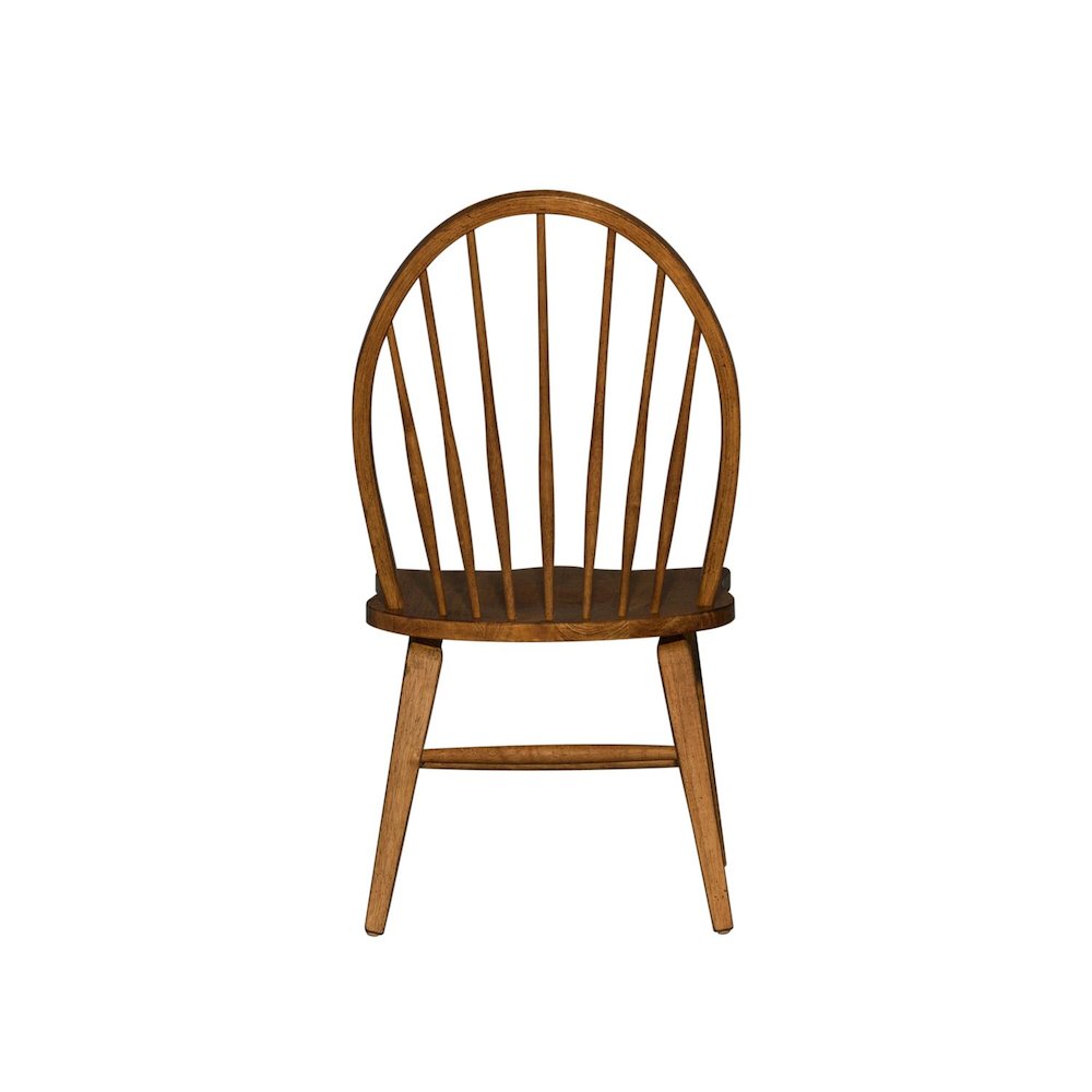 Hearthstone Ridge Windsor Back Side Chair in Tobacco