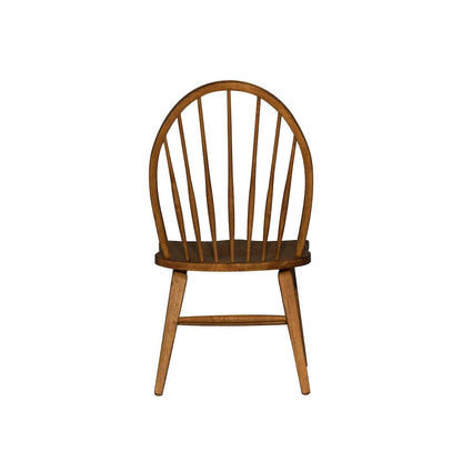 Hearthstone Ridge Windsor Back Side Chair in Tobacco