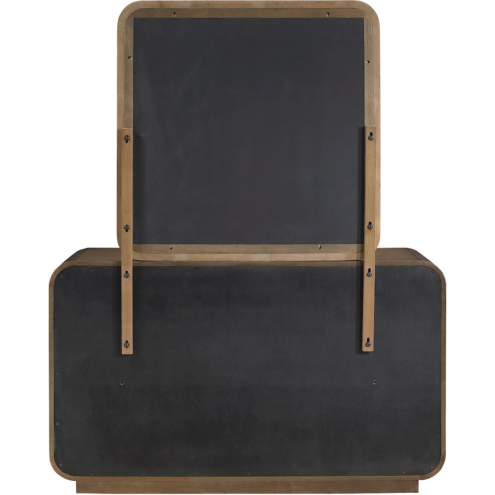 Windsor Brown Solid Wood Mirror
