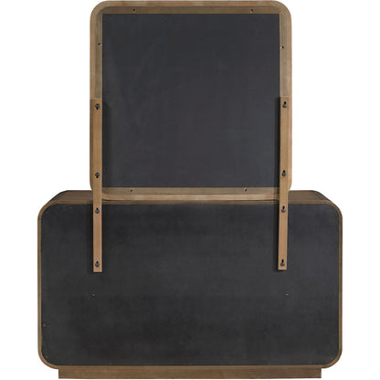 Windsor Brown Solid Wood Mirror