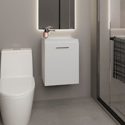Bothell Bathroom Vanity, 1 Door, White