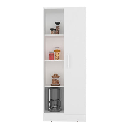 Flovilla Multistorage Cabinet with Shelves And Door for Storage, White