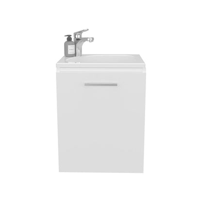 Bothell Bathroom Vanity, 1 Door, White