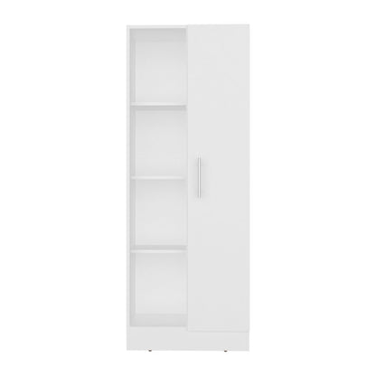 Flovilla Multistorage Cabinet with Shelves And Door for Storage, White