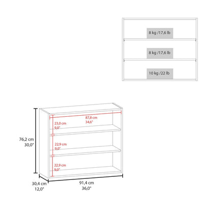 Ida Wall Shelf, 3 Shelves, Natural Oak