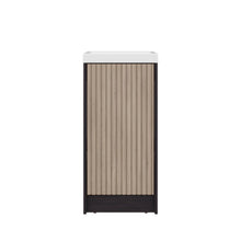 Homer Floor Bathroom 32" H, One Door and Two Interior Shelve, Black Wengue