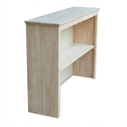 Unfinished Hutch for Office Desk with Modern Design and Sturdy Construction