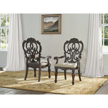 Arm Chair - set of 2, Warm pecan
