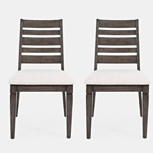 Lincoln Square Contemporary Upholstered Ladderback Chair (Set of 2)