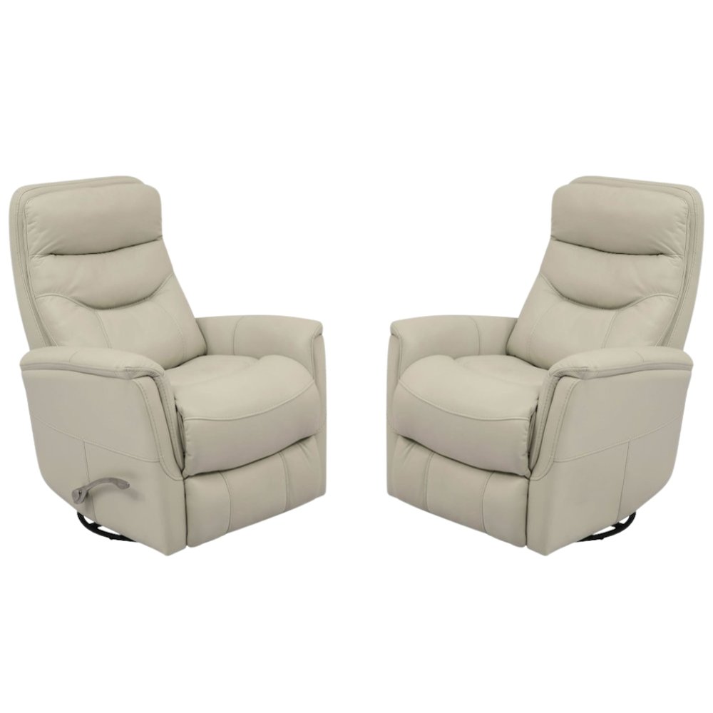 Ivory Recliner Nursery Glider Set – Elegant Boucle Chairs for Comfort