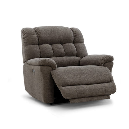 Oversized Recliner Chair for Big and Tall Adults – Power Zero Gravity Recliner with Wide Seat,  Heavy-Duty Big Man, Supports Up to 450 lbs, Brown
