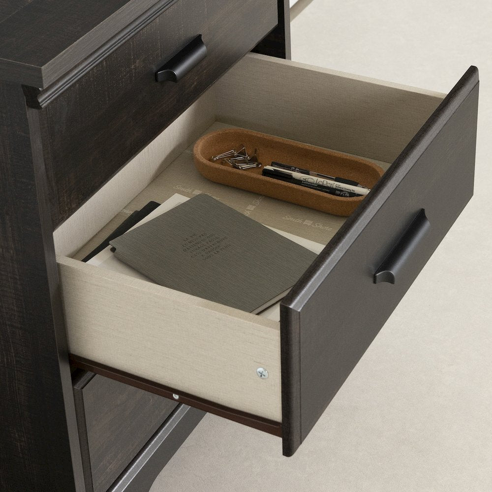 Versa Nightstand Charging Station, Rubbed Black