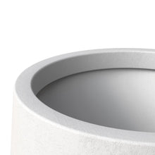 Orchid Seires Poly Stone Planter in White 7.1 Dia 7.9 High