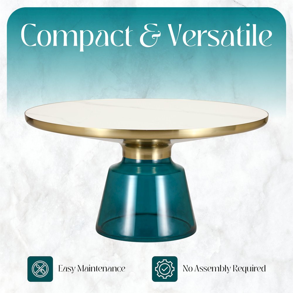 Tully Collection Glass Coffee Table