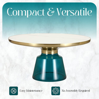 Tully Collection Glass Coffee Table