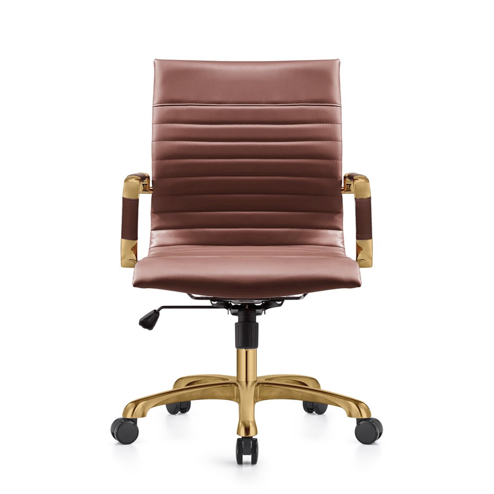 Harris Office Chair With Gold Frame