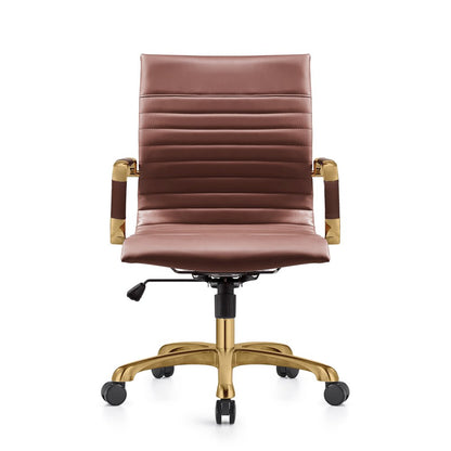 Harris Office Chair With Gold Frame